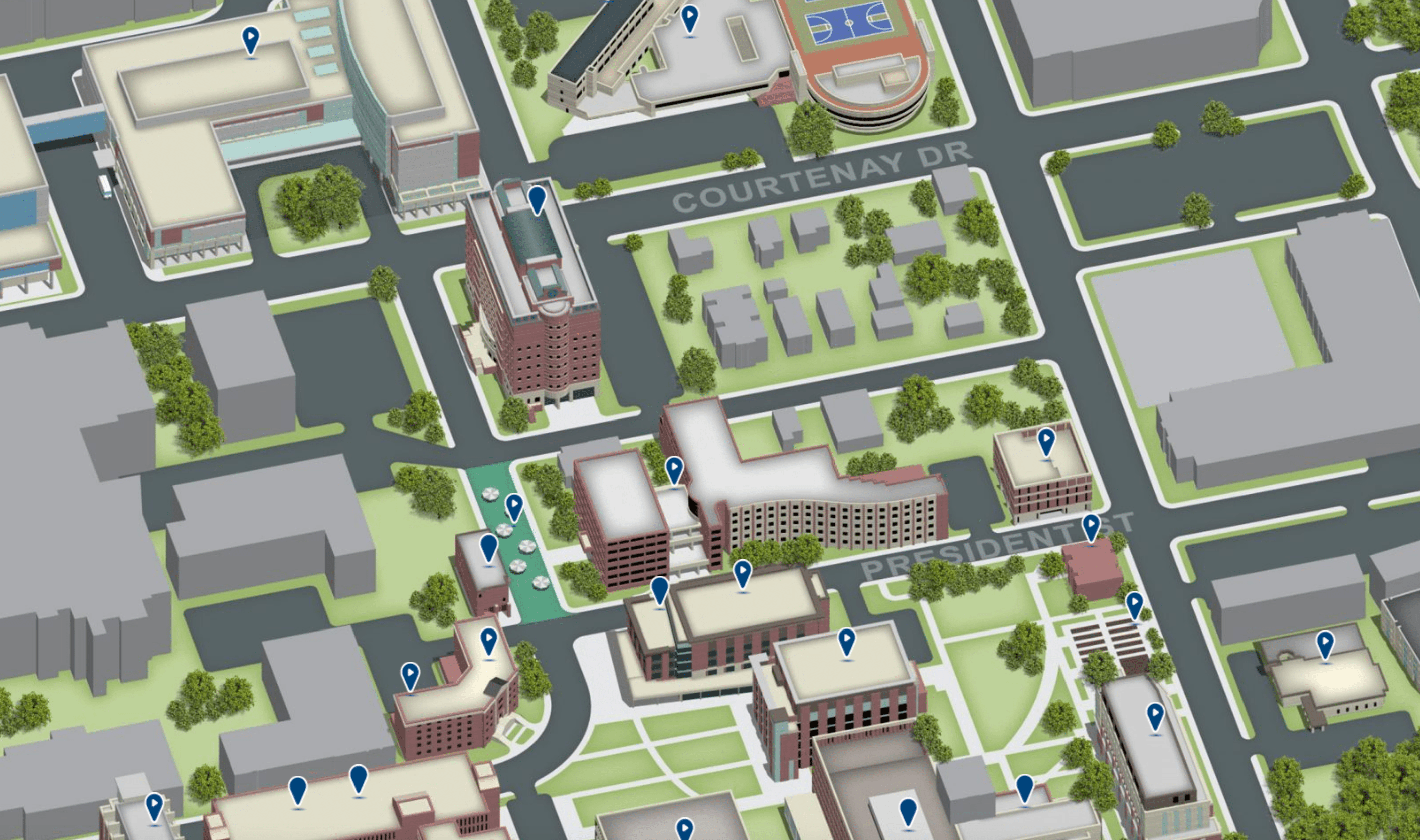 MUSC virtual tour map